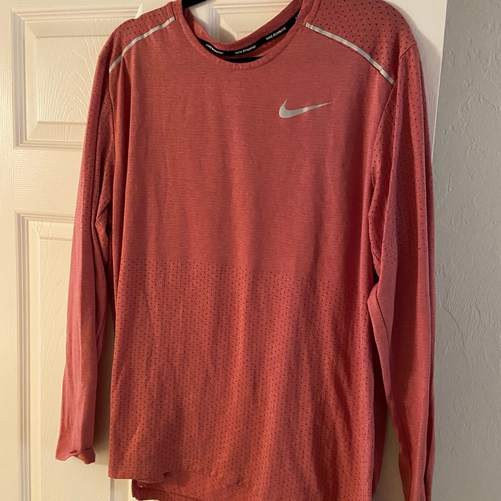 Mens Nike Running LS Shirt